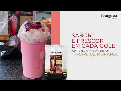 Receita Frapê de Morango