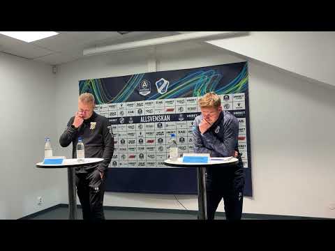HBK-IFK Göteborg Presskonferens 26 oktober 2025