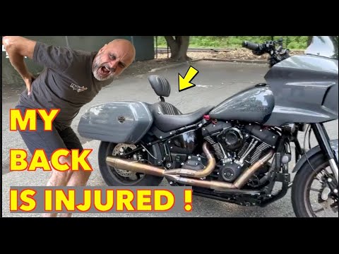 Motorcycle Seat Story - INJURED Back !