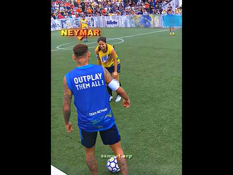 Neymar vs Women's Team 🥶 #shorts #neymar #football