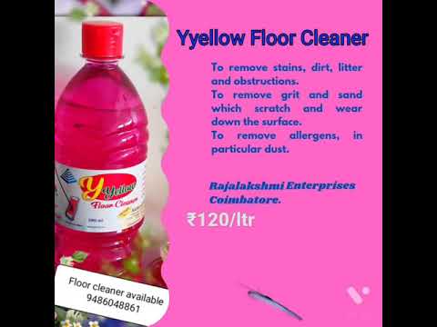 Perfumed liquid floor cleaner, rose