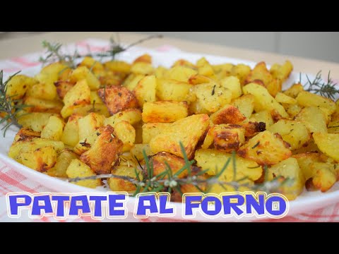 PATATE AL FORNO -  Ecco il mio segreto per renderle CROCCANTI FUORI e morbide dentro!