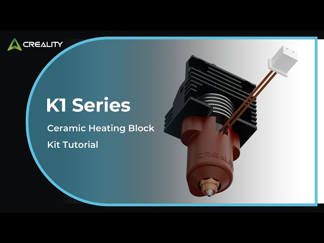 Vídeo relacionado con Creality K1/K1C/K1 Max Hotend - Kit de bloques térmicos de cerámica, K1 Series Unicorn Quick-Swap, K1 SE impresora 3D Hotend 600 mm/s de alta velocidad (terminal con hebilla)