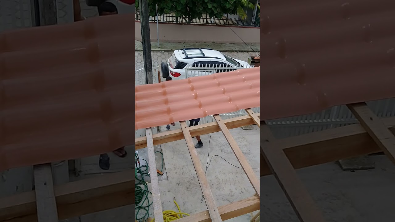 Assim fica fácil fazer telhado                 #shortsbrasil
