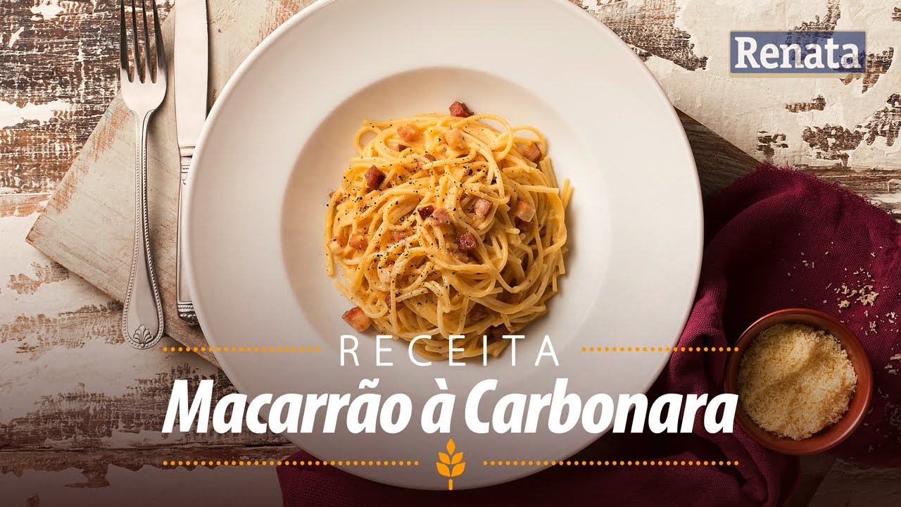 Macarrão ao molho carbonara