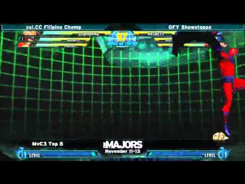 Northwest Majors MvC3 Top 8 - col.CC Filipino Champ vs GFY Showstoppa