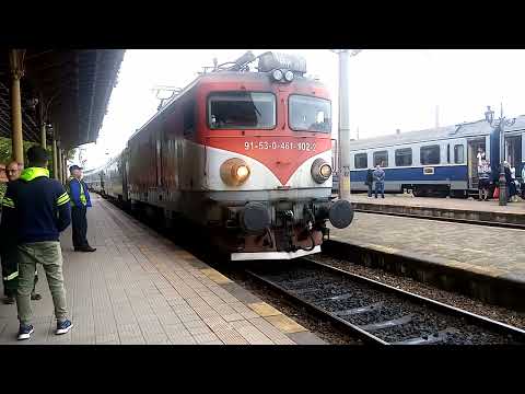 EC102 gareaza in Stația Suceava Trenul R5703 Suceava-Ilva Mică 25.06.2023