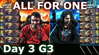 Turkey (Ezreal) vs LAS (Corki) One For All Mode | 2016 LoL IWC All-Stars Day 3 | FIRE vs ICE