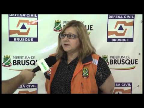 TV Brusque - Defesa Civil está atenta para atendimentos