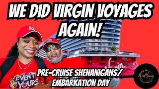 Birthday Turn Up on Virgin Voyages | Pre Cruise Brunch | Embarkation Day