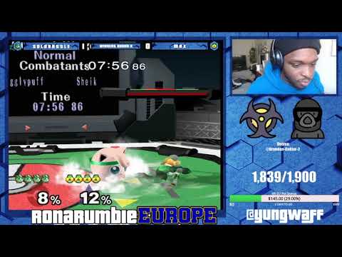 Rona Rumble: Europe II | Solobattle (Puff) vs max (Sheik)