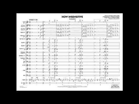 How Insensitive (Insensatez) by Antonio Carlos Jobim/arr. Paul Murtha