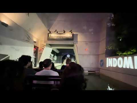 Jurassic World The Ride 4K Nighttime POV