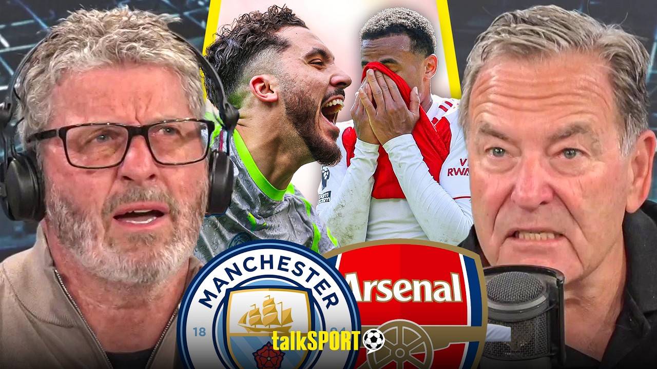 "BEING HUNTED DOWN!" Townsend and Stelling REACT to HUGE TITLE TWIST as Man City WIN & Arsenal LOSE!