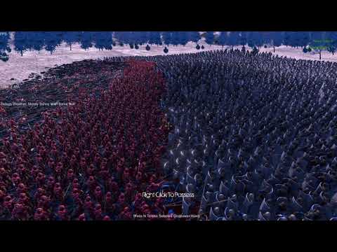 2,800 Iron man vs 30,000 Spearmen Ultimate Epic battle Simulator