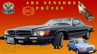 Mercedes R107/W124/W126: Sprawdzanie czujników ABS — cz. 2