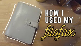 Filofax Malden | Here is how I used it this month