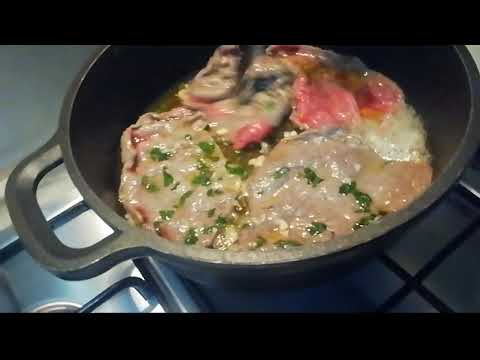 Fettine di vitellone in padella