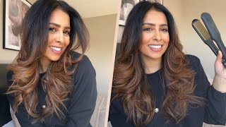 HOW TO CREATE BIG BOUNCY HAIR WITH A STRAIGHTENER!