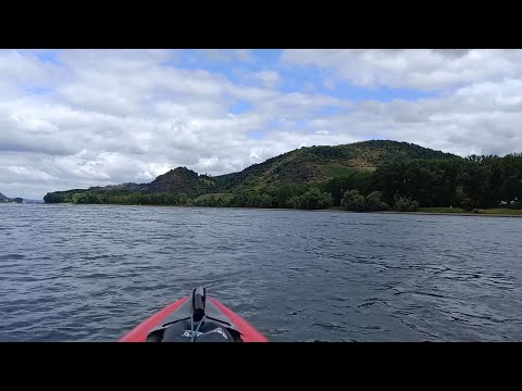 Die 4 Etappe auf dem Rhein von Andernach bis nach Remagen