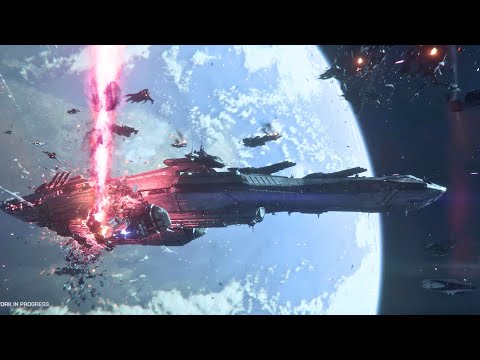 Gigantic Space Combat -Humanity Vs Aliens Epic Space Battle Terrific Scenes