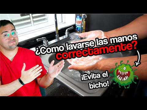 Como LAVARSE las MANOS CORRECTAMENTE