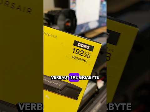 192 GB RAM auf AM5?! 😂 Wer macht denn SOWAS?! #gamingpc #pcbuilding #pchardware