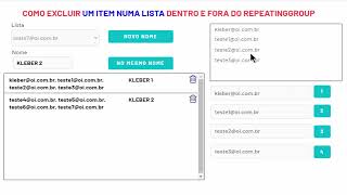 Aula #86 - Como excluir UM ITEM NUMA LISTA dentro ou fora do repeating group.