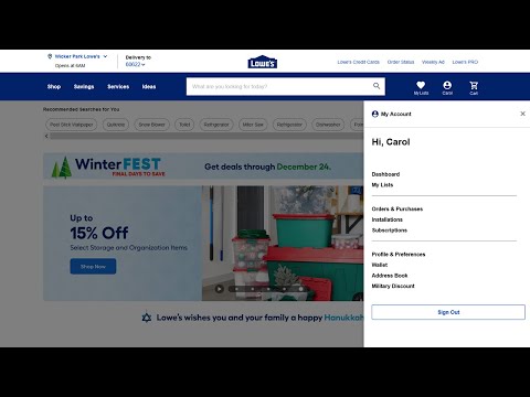 Mylowes Login