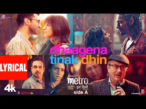 Dhaagena Tinak Dhin (Lyrical Video): Sachet Tandon, Akasa Singh |Pritam |Mayur Puri |Metro...In Dino