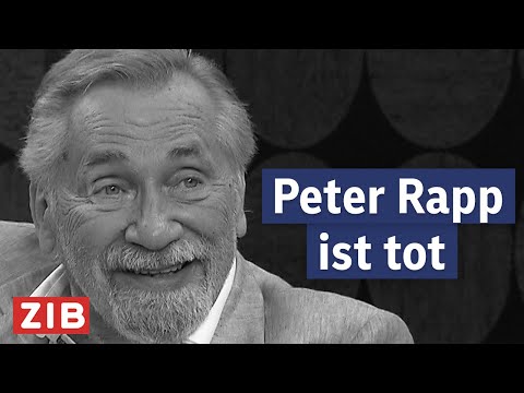 Mit 81 Jahren verstorben: TV-Legende Rapp ist tot | ZIB13:00 vom 25.04.2025