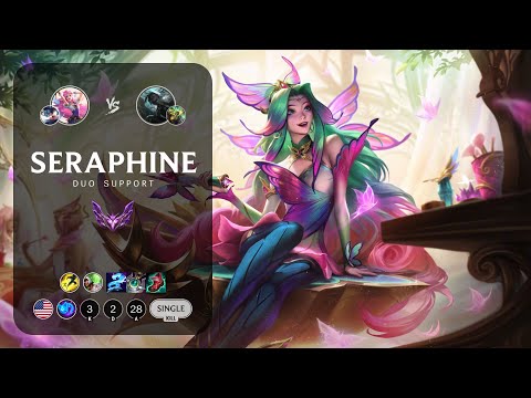 Seraphine Support vs Senna - NA Master Patch 14.8