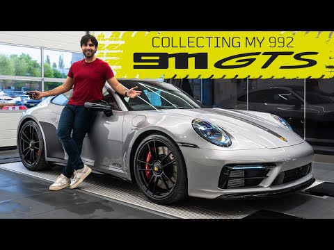 IT’S HERE! Collecting my 911 Carrera GTS 992 from Porsche!