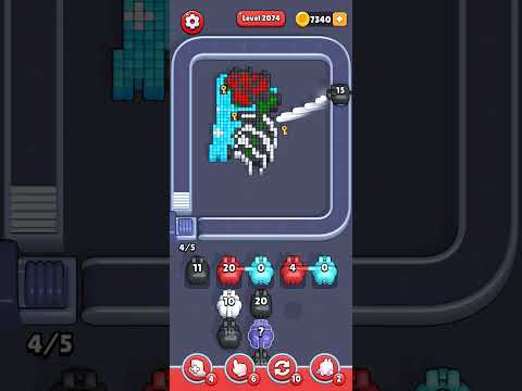 Pixel Flow Level 2074 Walkthrough