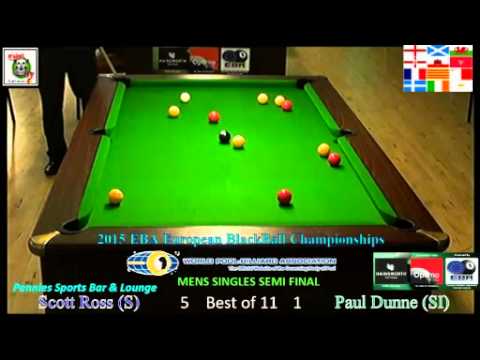 2015 EBA European Championships - Mens Singles - Semi Final - Scott Ross v Paul Dunne