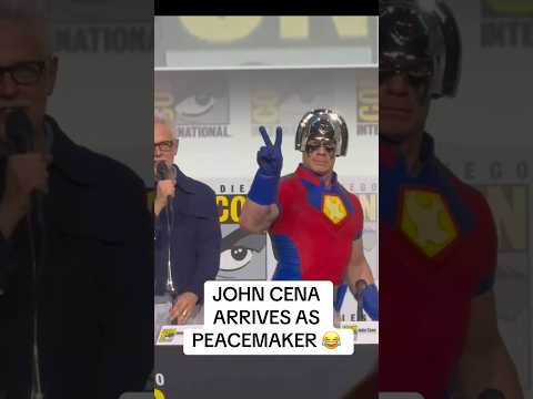 You can’t see John Cena! Peacemaker arrives at Comic-Con