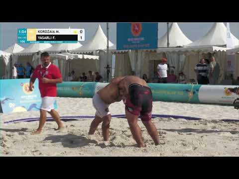 GOLD Men's BW - +90 kg: M. KORDZAIA (GEO) v. F. YASARLI (TUR)