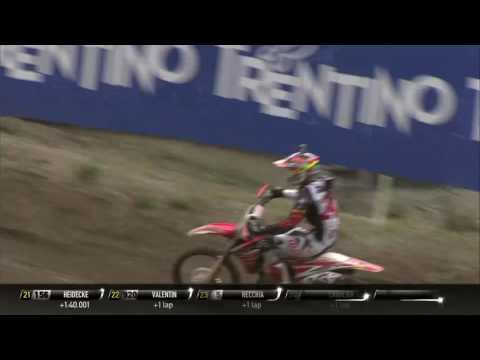 Tim Gajser passes Jeremy Van Horebeek MXGP of Trentino MXGP Race 2 - motocross 2016