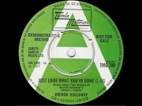 Brenda Holloway - Just Look What You've Done - UK Tamla Motown Records Demo released 69