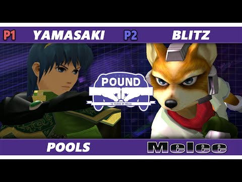 Pound 2021 - Yamasaki (Marth) Vs. Blitz (Fox) SSBM Melee Tournament