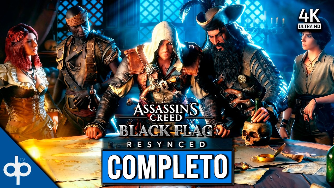 ASSASSIN'S CREED BLACK FLAG RESYNCED Gameplay Español | Juego Completo 4K PS5 PRO
