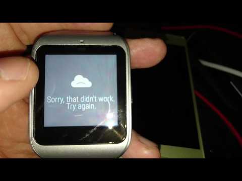 sony smartwatch 3, first time setting up