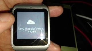 sony smartwatch 3, first time setting up