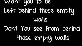 Serj tankain   Empty walls Lyrics