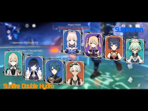 Genshin Impact - 3.1 Spiral Abyss F12 9 Stars [Sukokomon + Sunfire Double Hydro]