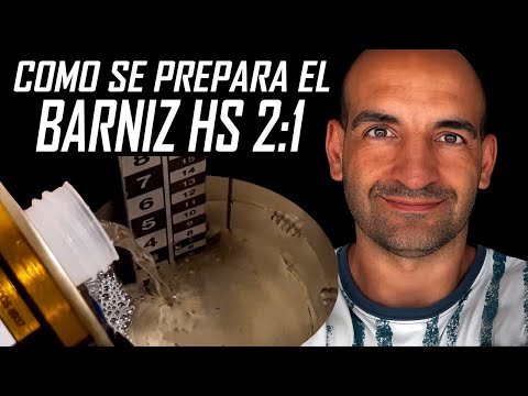 How to prepare a 2 to 1 HS varnish explained