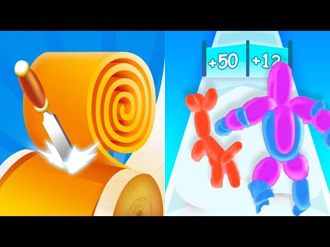 LEVEL UP Turbo Stars - Balloon Pop Runner vs Carving Up - 1⭐Max Level Gameplay Walkthrough Moblie