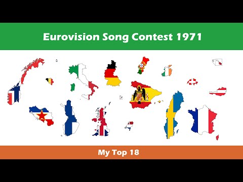 Eurovision 1971 - My Top 18
