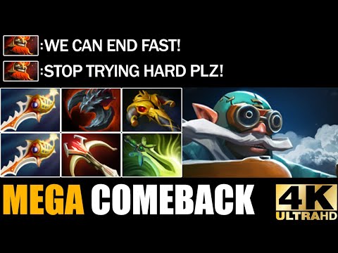 Crazy Multishot Damage With 2X Rapier Gyrocopter Deleted Phantom Lancer Epic Mega Comeback Dota 2