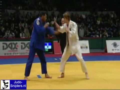 Judo 2009 Hamburg: Dafreville (FRA) - Pinske (GER) [-90kg].